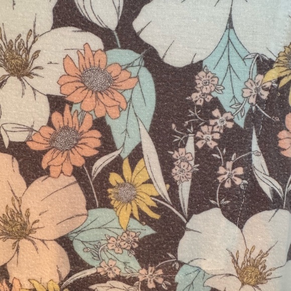 PJ Salvage Pajama Shorts Set Pastel Dreams Floral Print - Picture 7 of 8